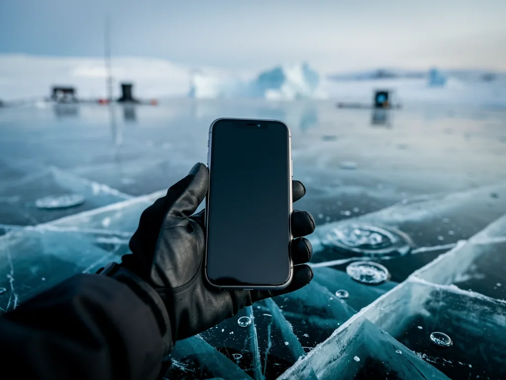 Ice texture detail