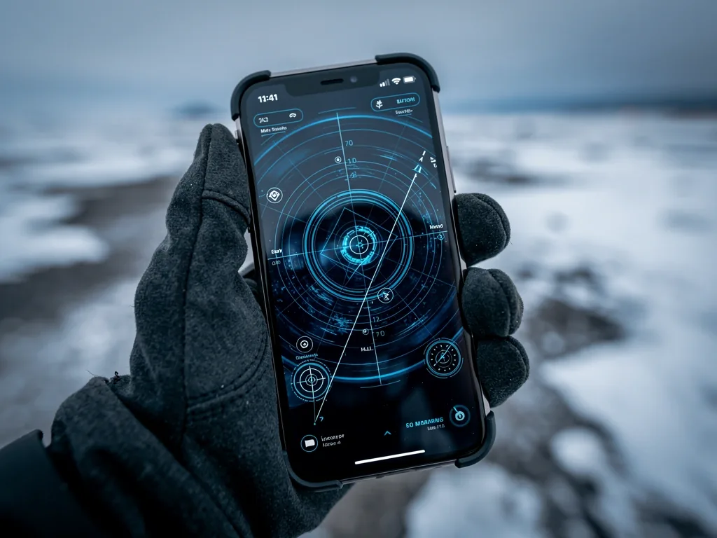 Mobile fishing experience in the arctic