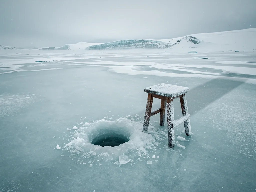 Frozen arctic expanse